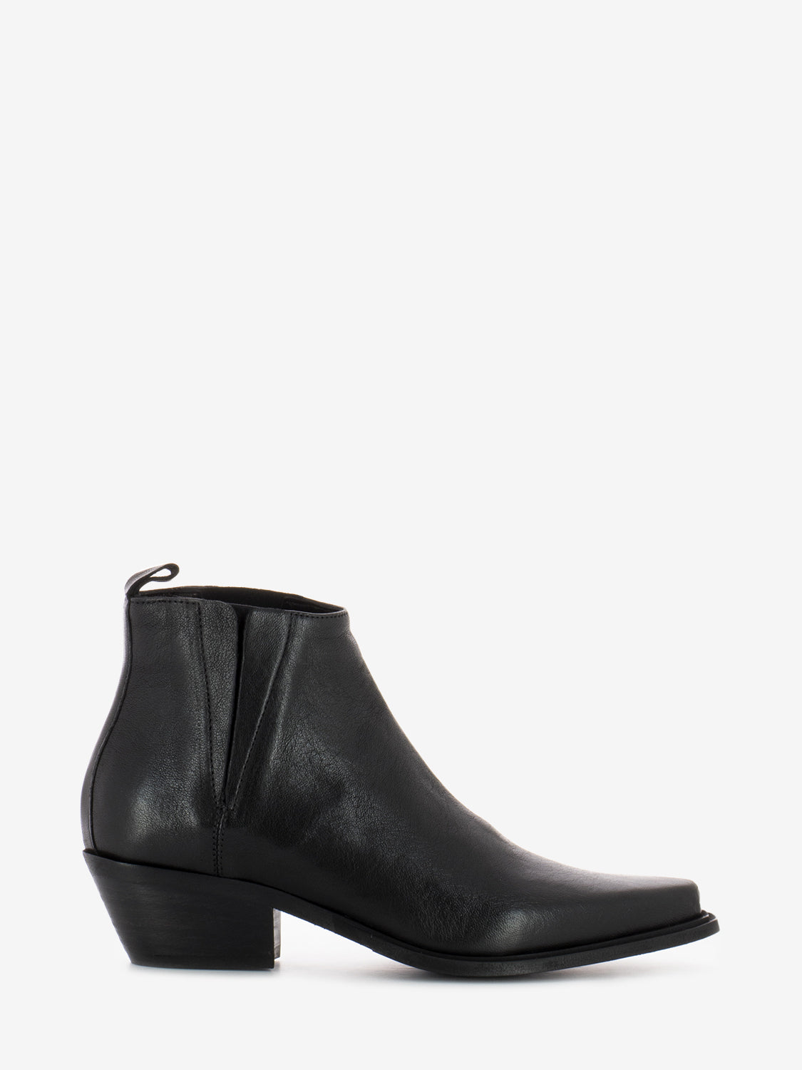 Tronchetti bassi tex in pelle neri