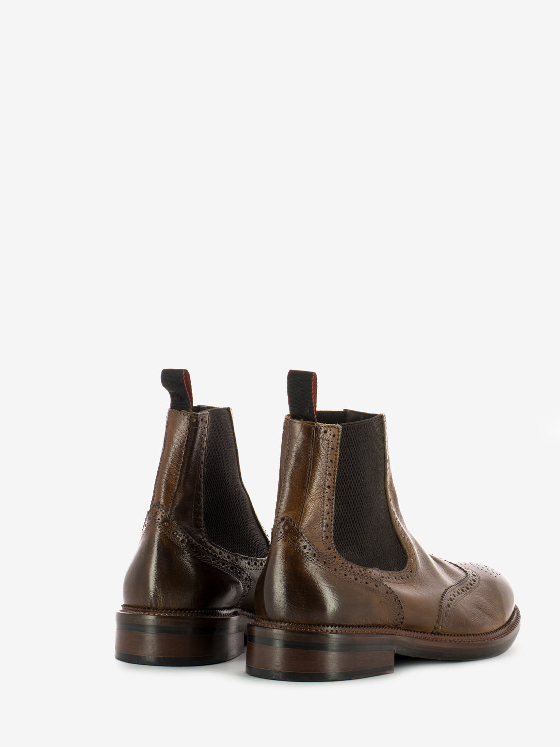 Tronchetti Candy in pelle cuoio scuro