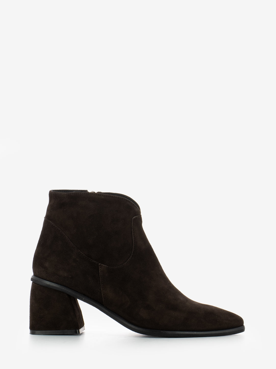 Jane ankle boots in dark brown suede