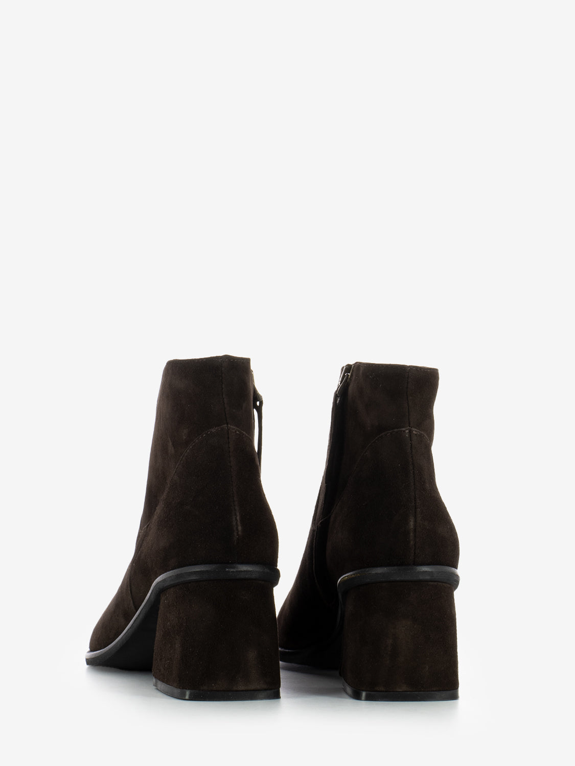 Jane ankle boots in dark brown suede