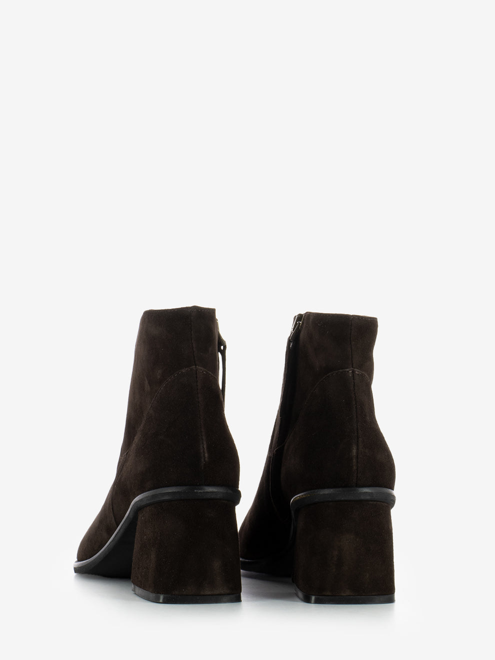 Jane ankle boots in dark brown suede