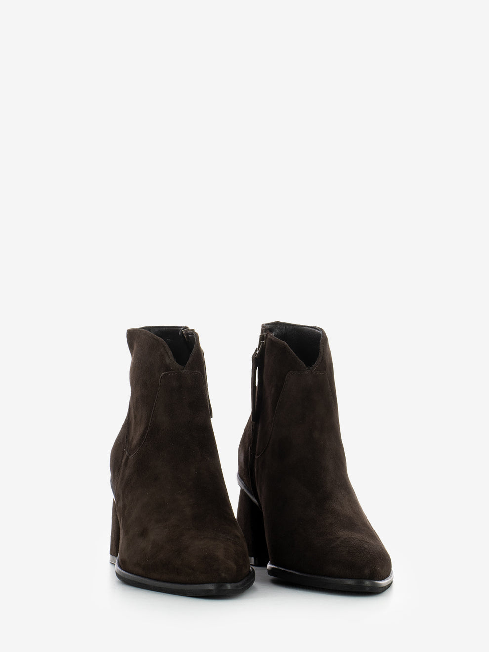 Jane ankle boots in dark brown suede