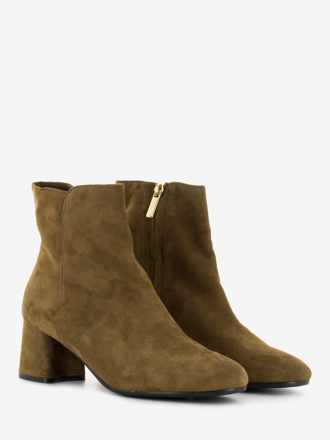 T.55 ankle boots in tobacco suede