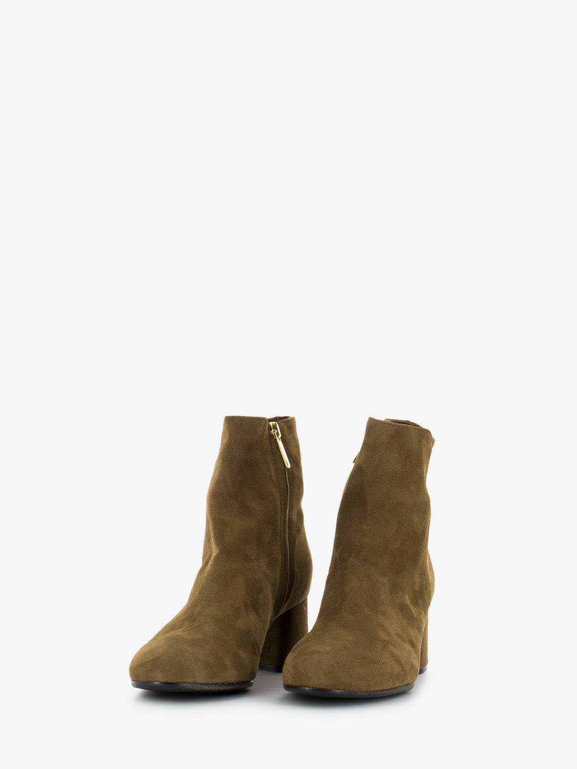 T.55 ankle boots in tobacco suede