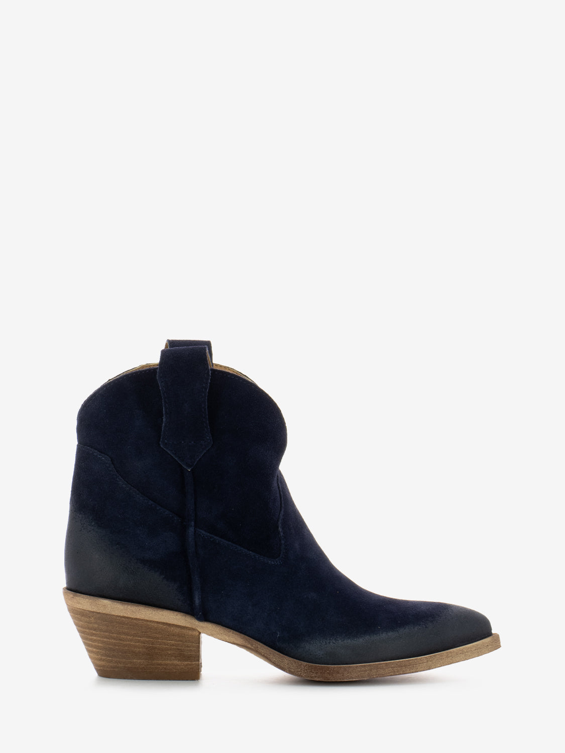 Tex Suede Ankle Boots Blue