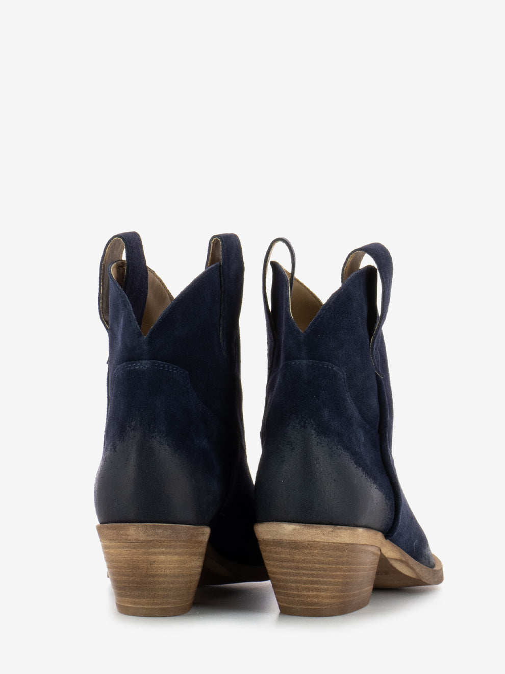 Tex Suede Ankle Boots Blue