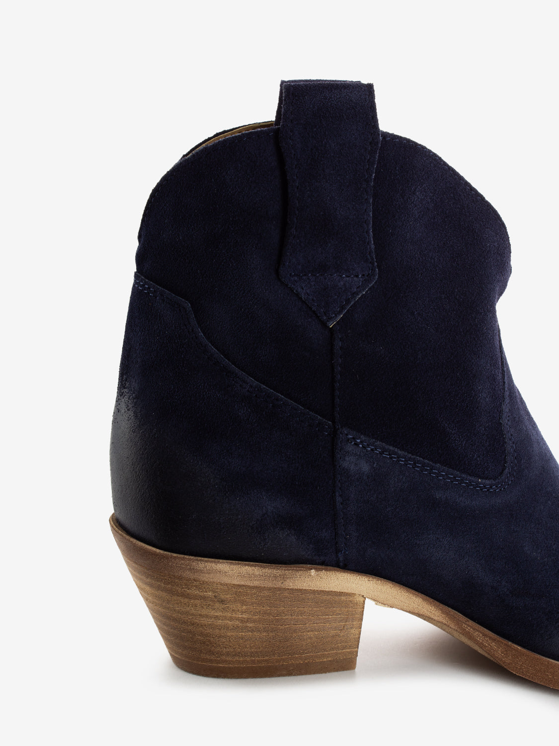 Tex Suede Ankle Boots Blue