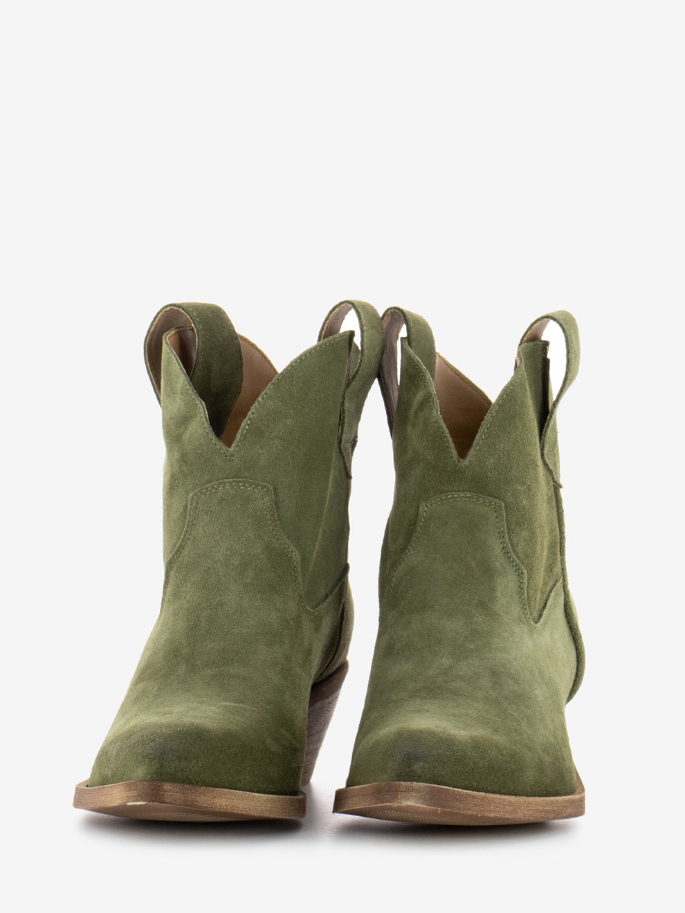 Tronchetti tex camoscio muschio