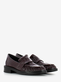 Burgundy naplak loafers
