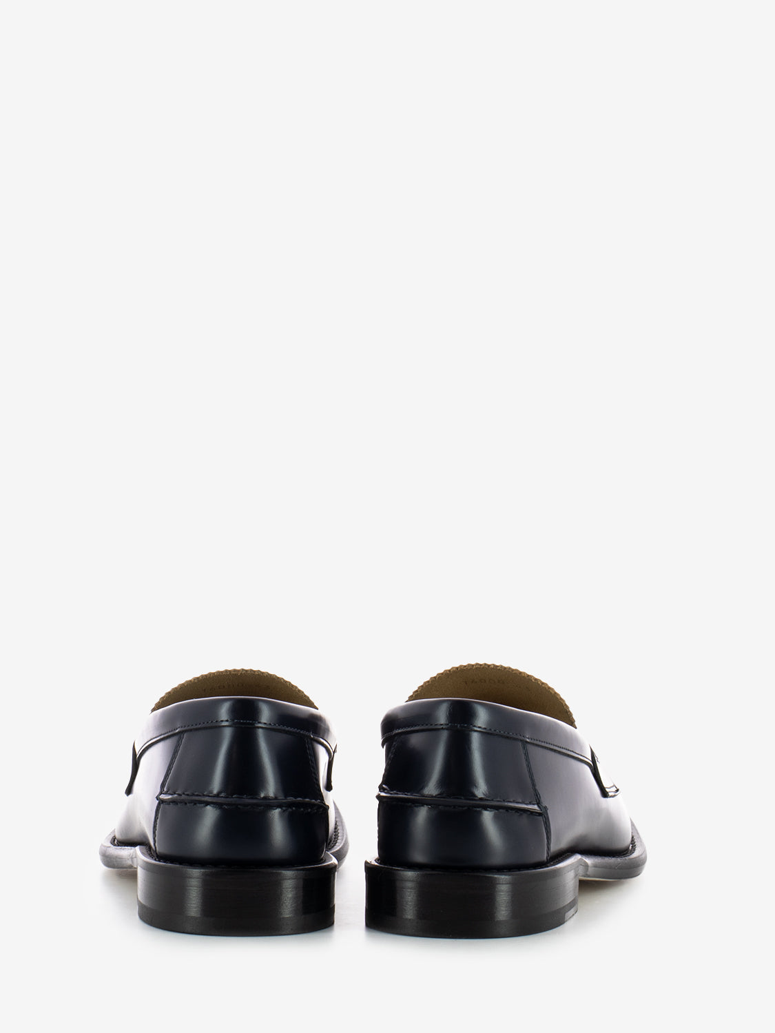 Mocassini effetto spazzolato navy