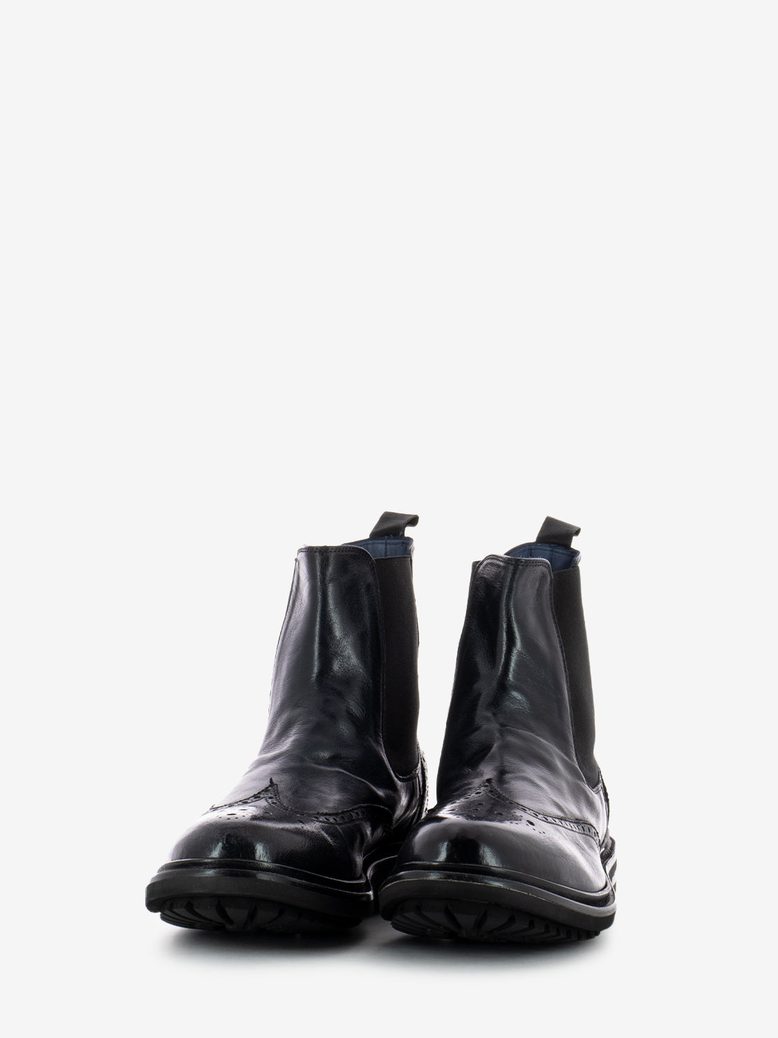 Stivaletto in pelle Bufalo navy