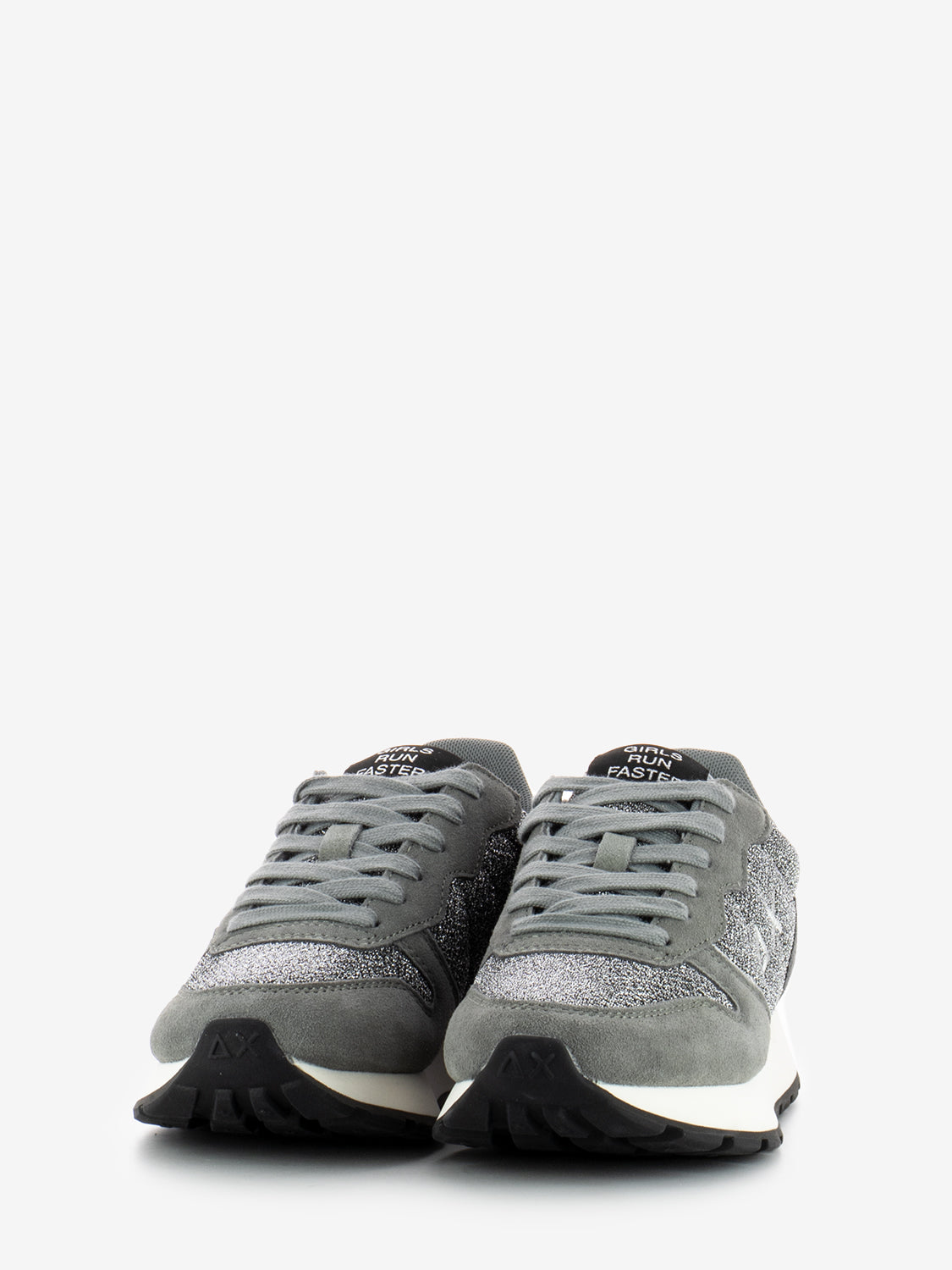 Sneakers Ally glitter argento