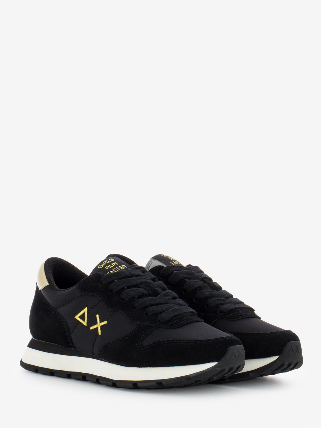 Ally Gold Girl Sneakers Black