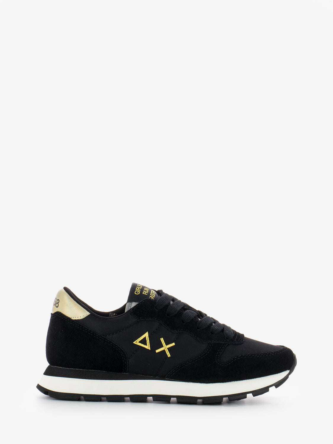 Ally Gold Girl Sneakers Black