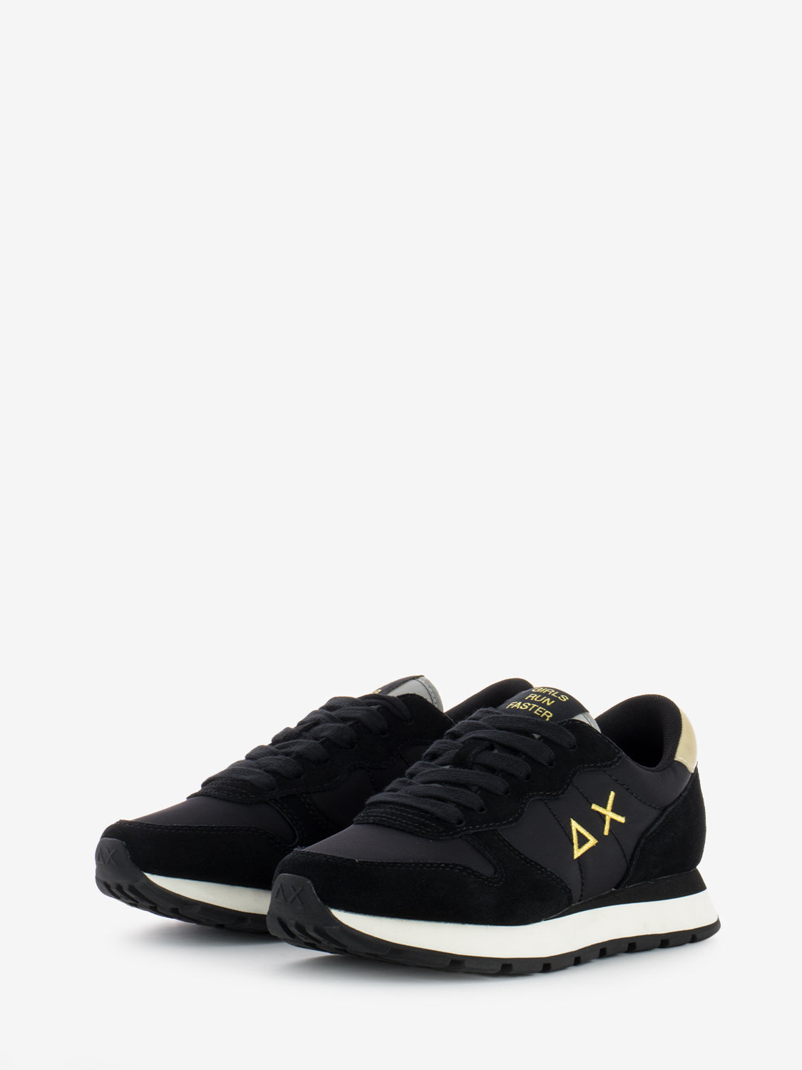 Ally Gold Girl Sneakers Black
