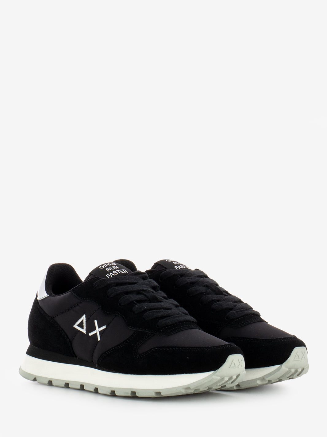 Ally Gold silver / black sneakers