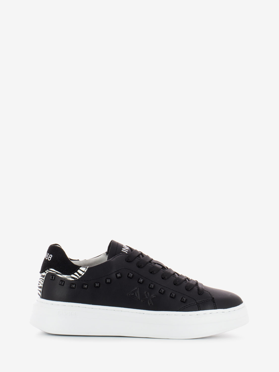 Grace Leather Sneakers Black