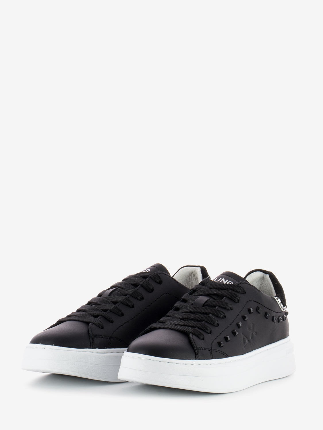 Grace Leather Sneakers Black