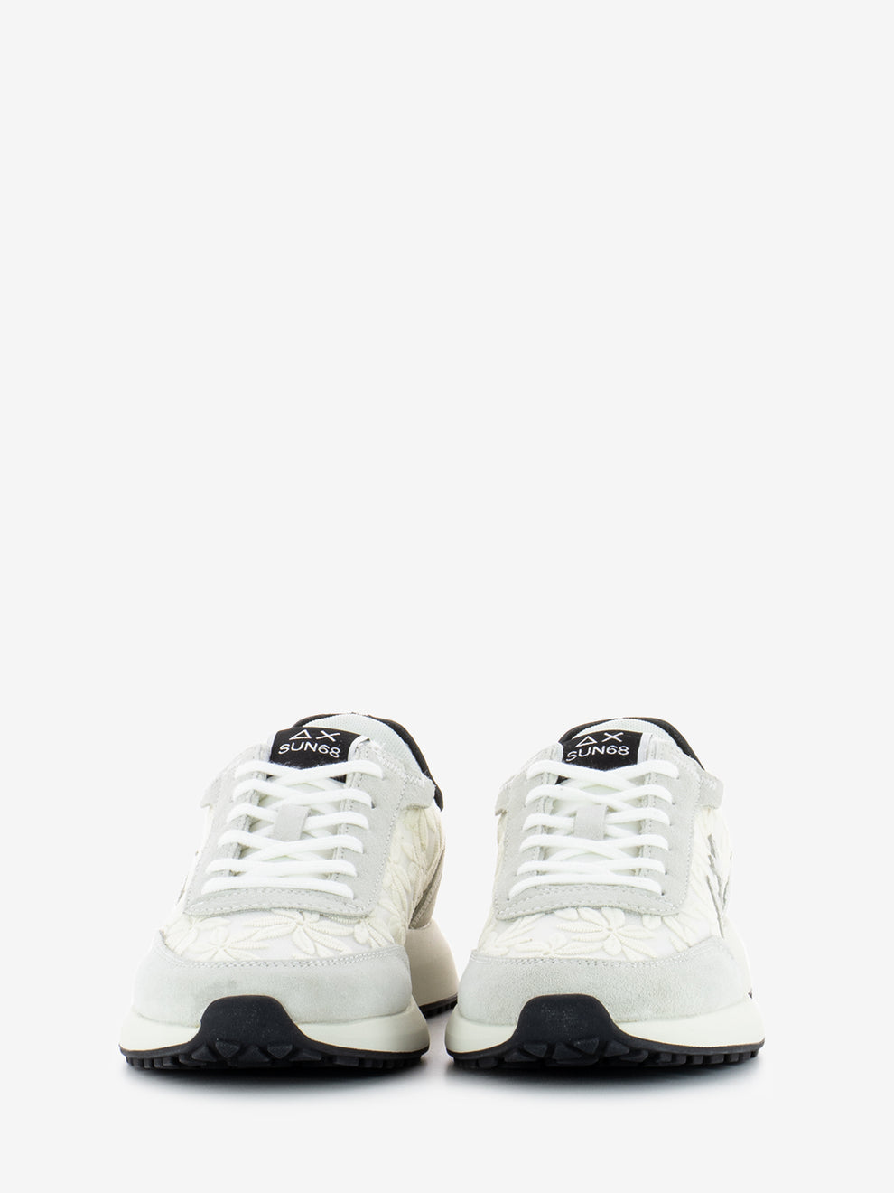 Mia Lace White Sneakers