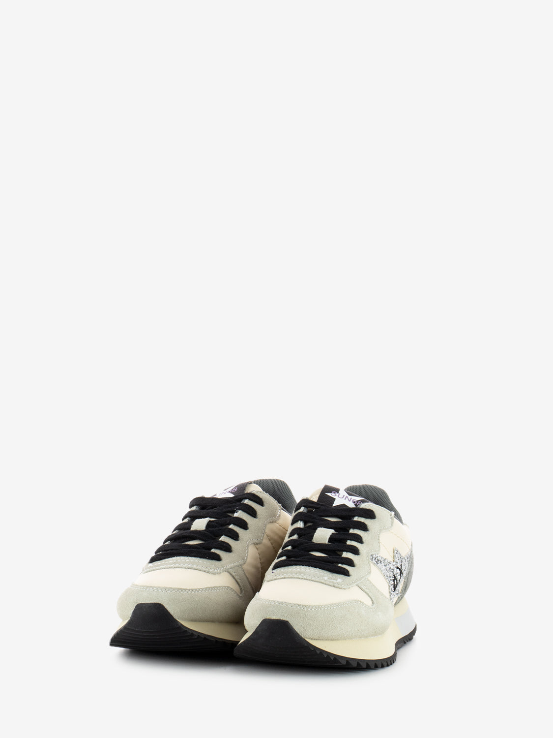Silver glitter Stargirl sneakers