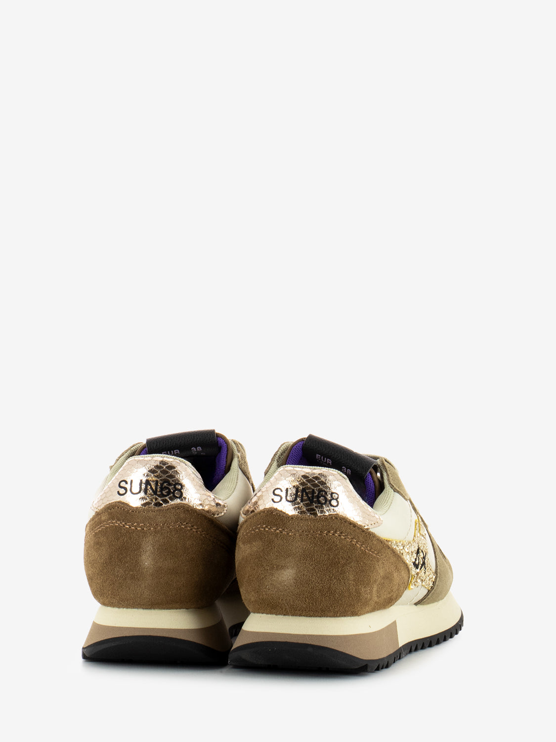 Sneakers Stargirl glitter beige