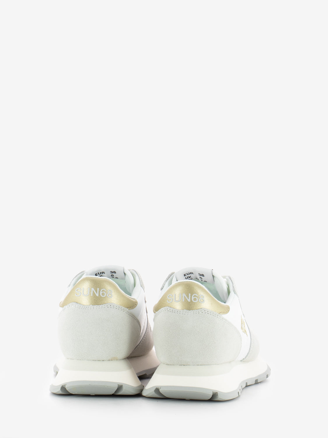 Ally suede gold silver / bianco