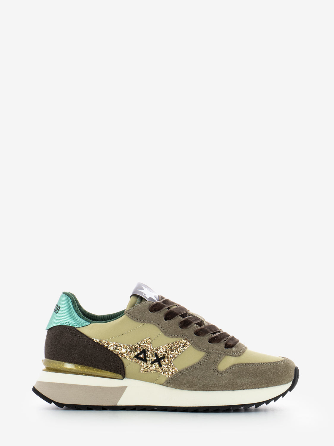 Stargirl glitter logo beige scuro