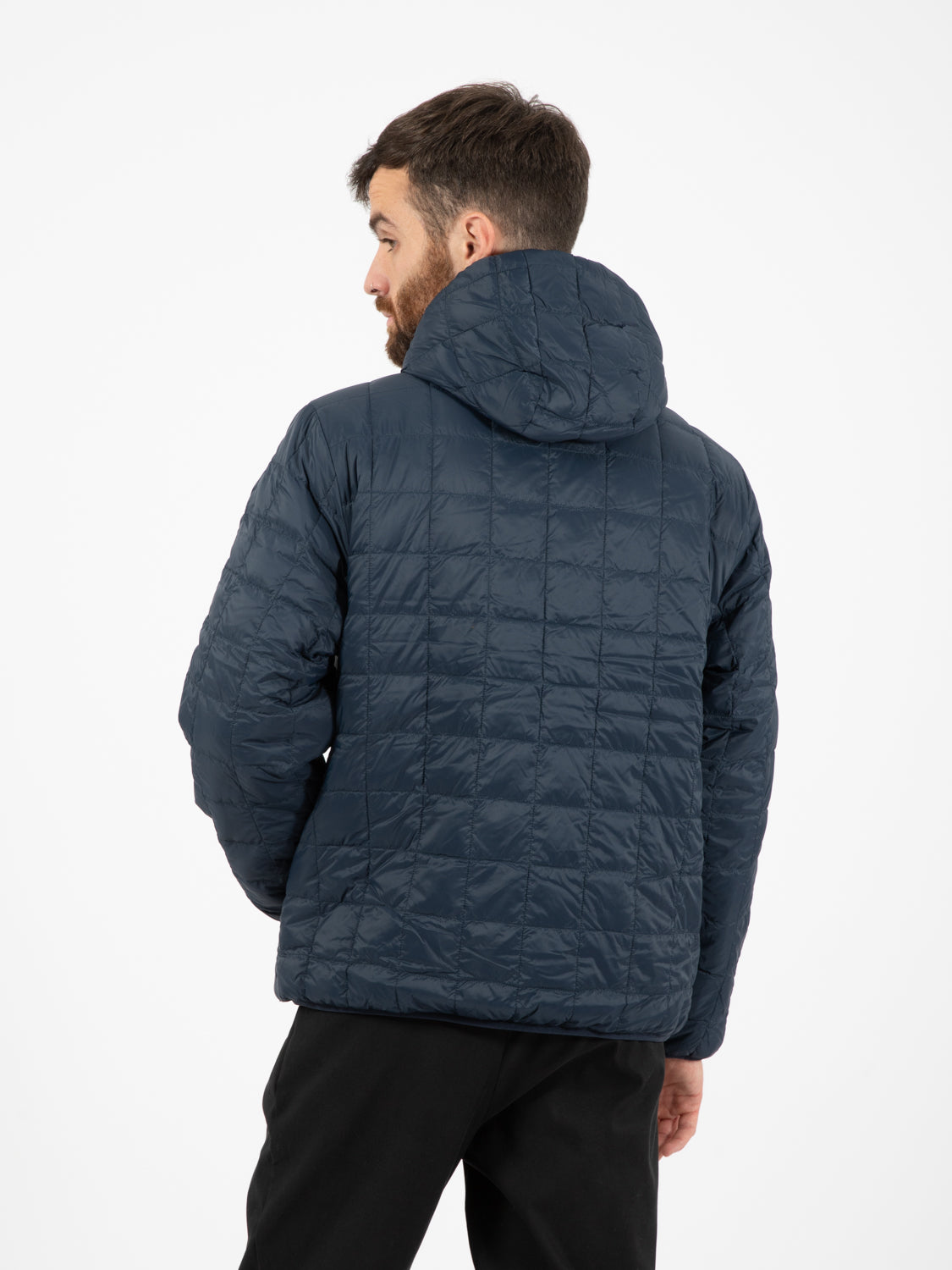 Giacca reversibile orsetto navy / beige