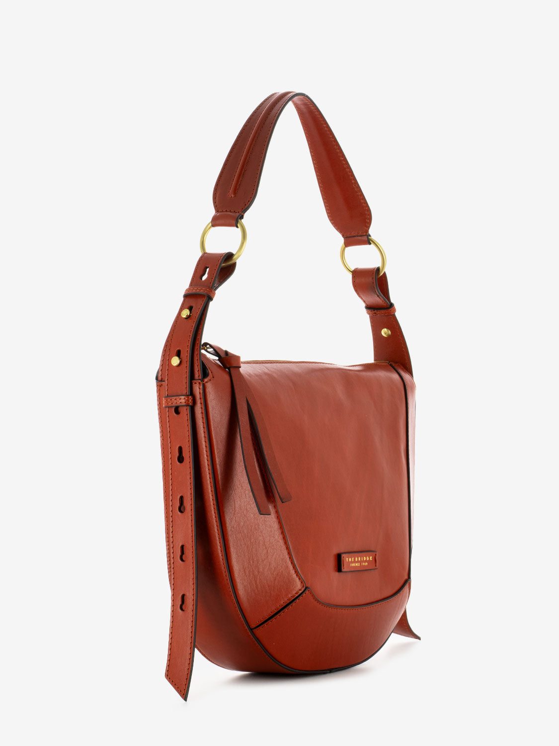 Borsa Fedora arancio bruciato