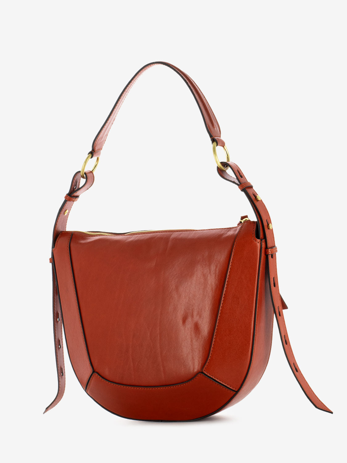 Borsa Fedora arancio bruciato