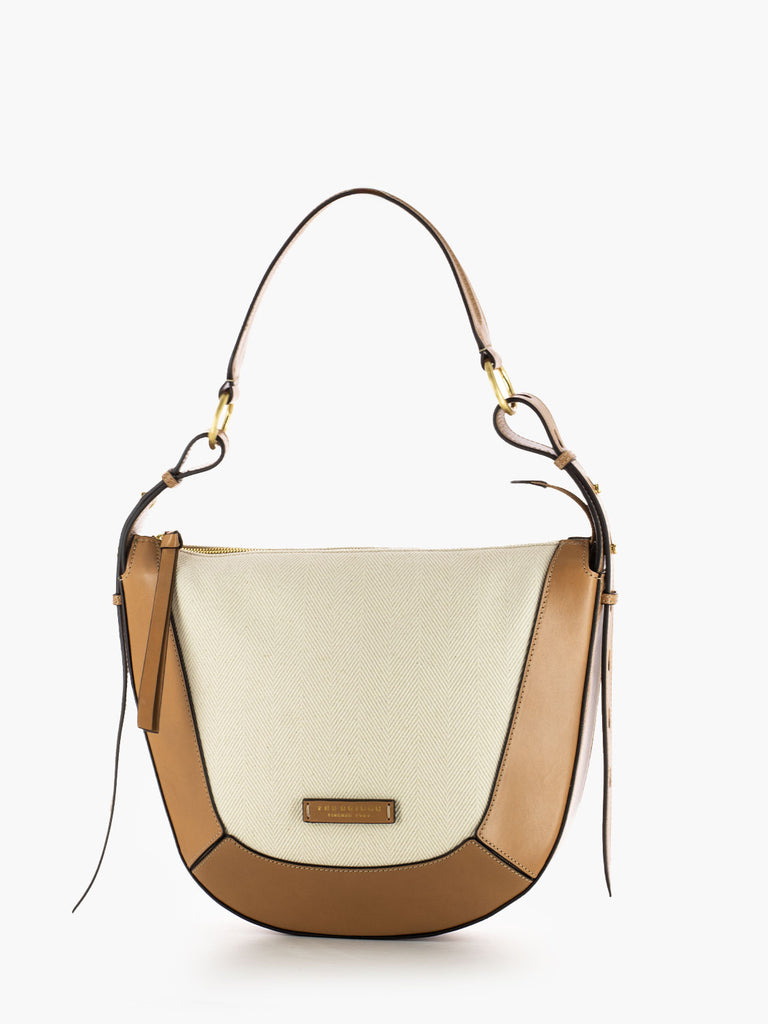 THE BRIDGE - Borsa Fedora arancio marzapane