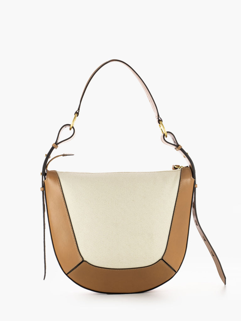 THE BRIDGE - Borsa Fedora arancio marzapane