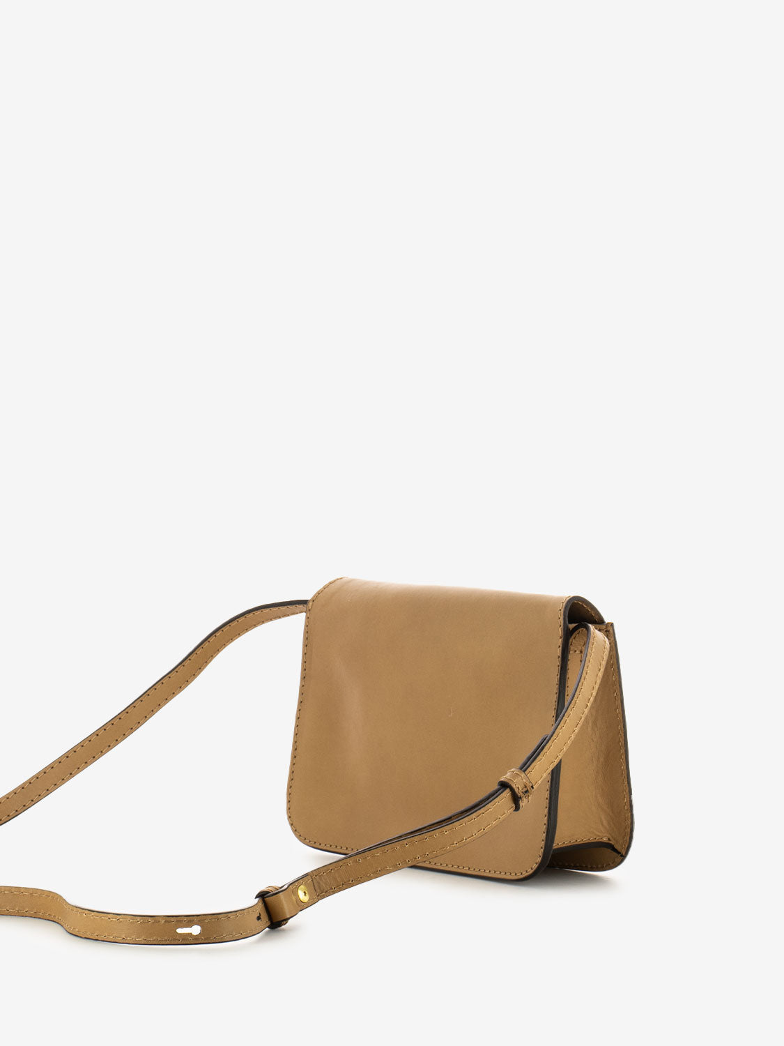 Borsa Lucrezia a tracolla in pelle marzapane