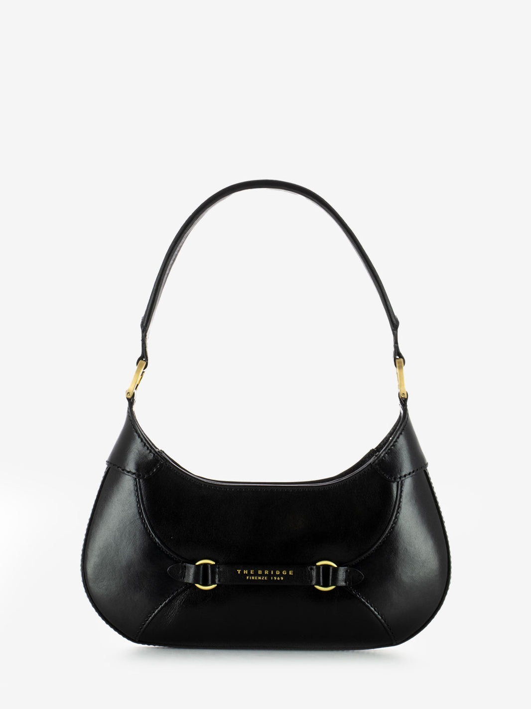 Isabella black shoulder bag