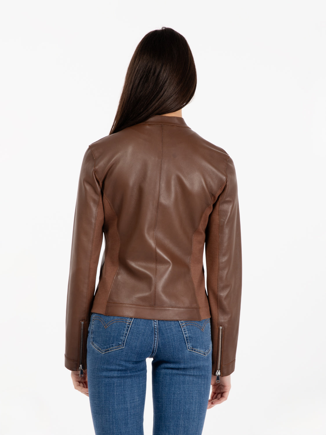 Giacca biker Tarifa macadamia