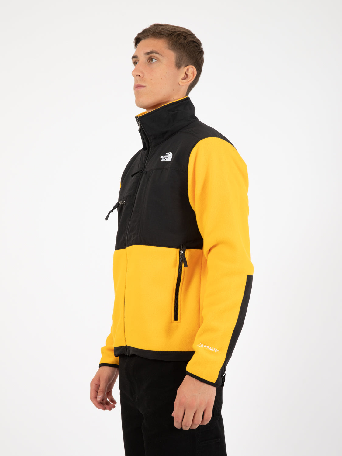 Giacca Denali in pile giallo / nero