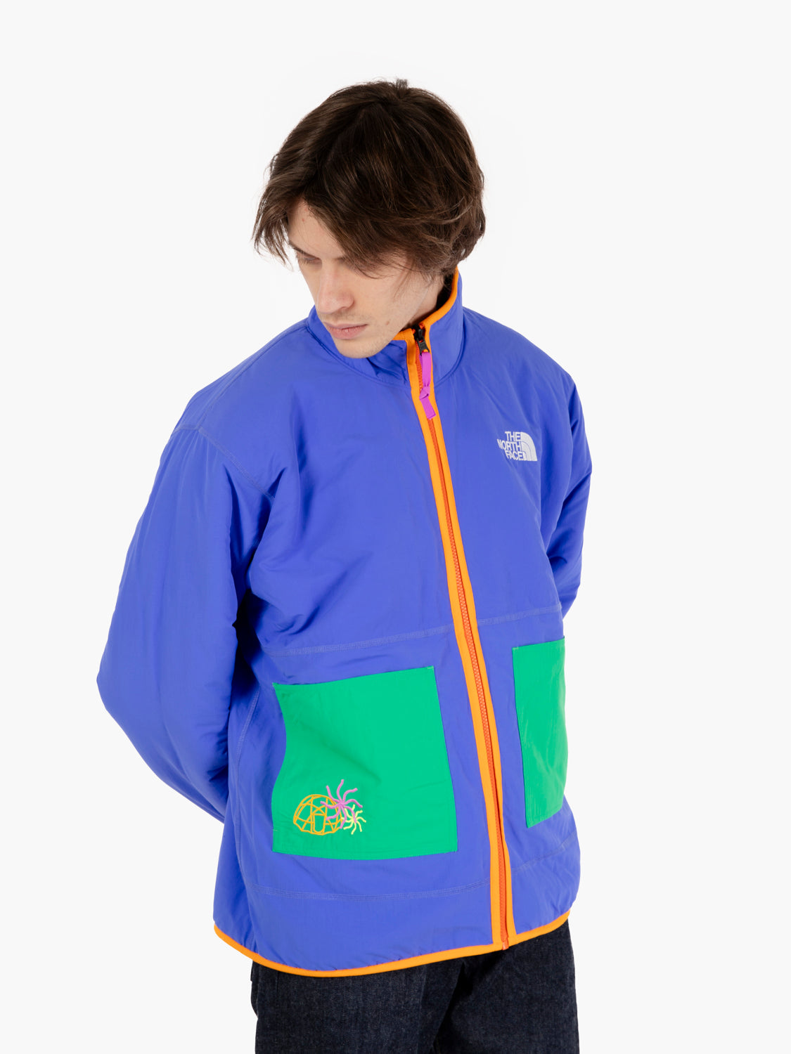 Yinka Ilori Solar Blue Print Reversible Jacket