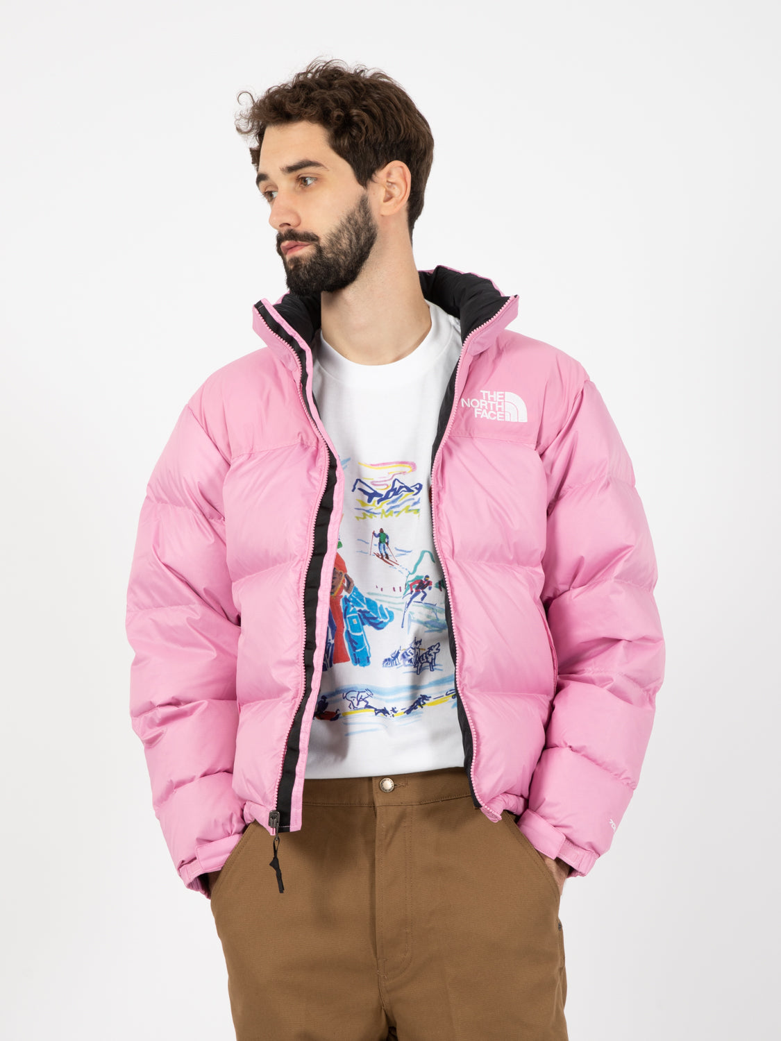 North Face Puffer Rosa Puffy Jacket The North Face Nuptse Jacket