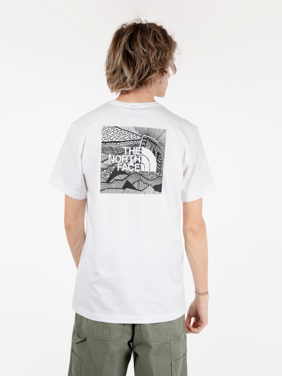 Box celebration t-shirt tnf white