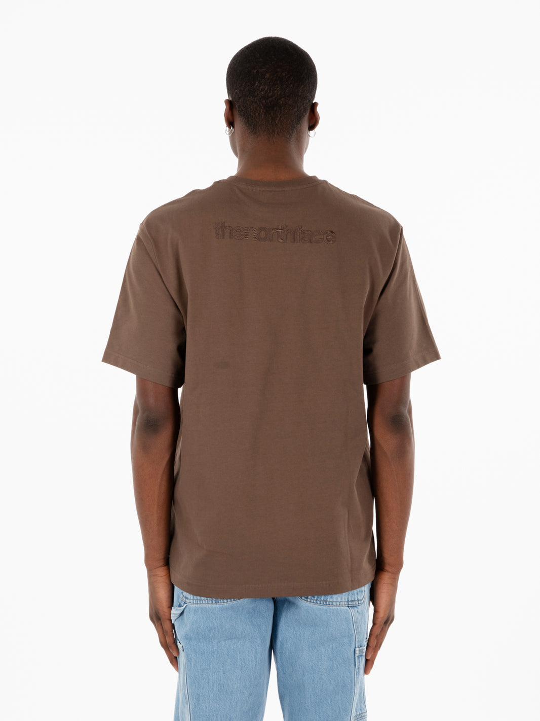 Smokey brown relaxed logo t-shirt
