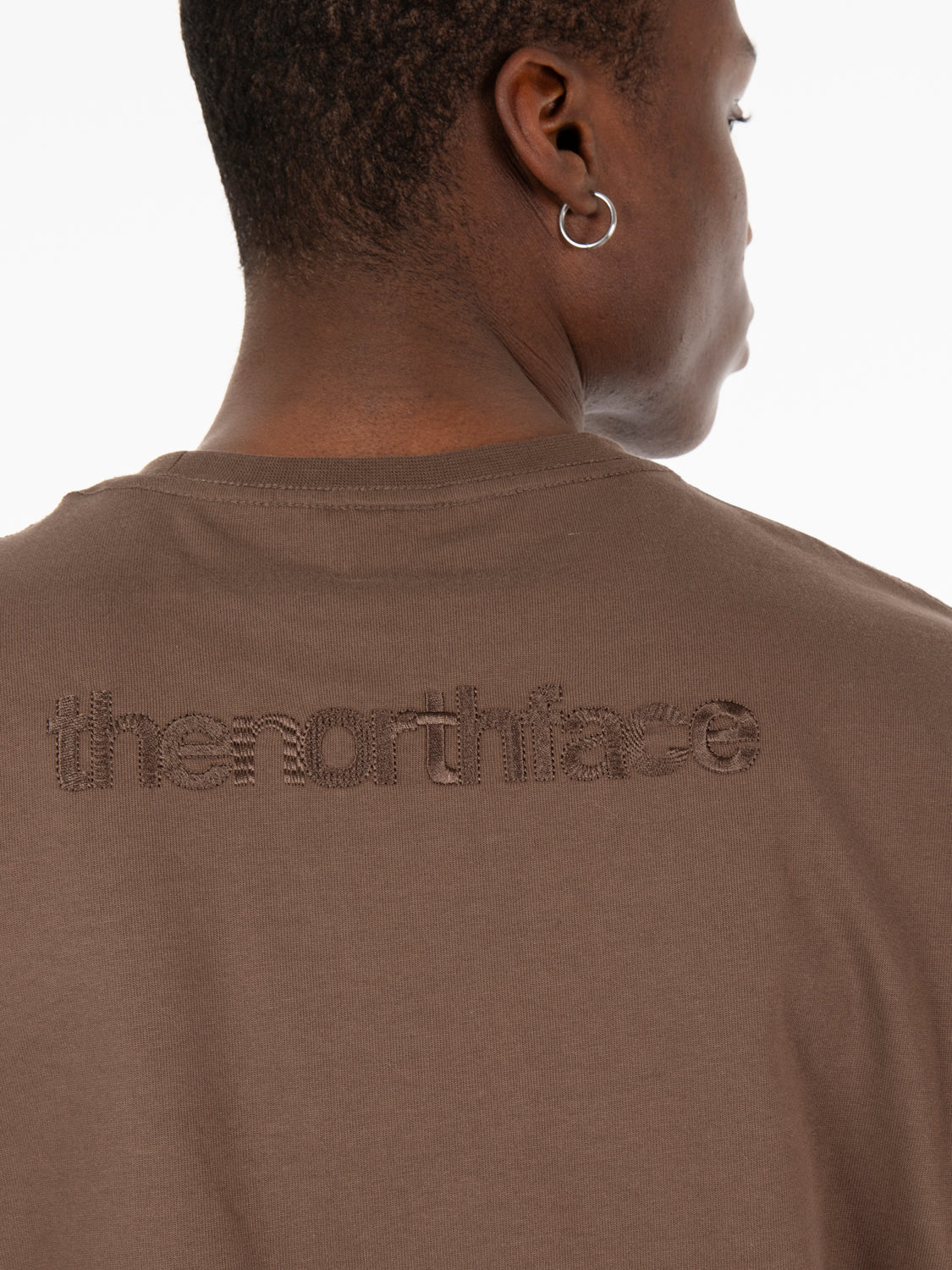 T-shirt logo relaxed Smokey brown