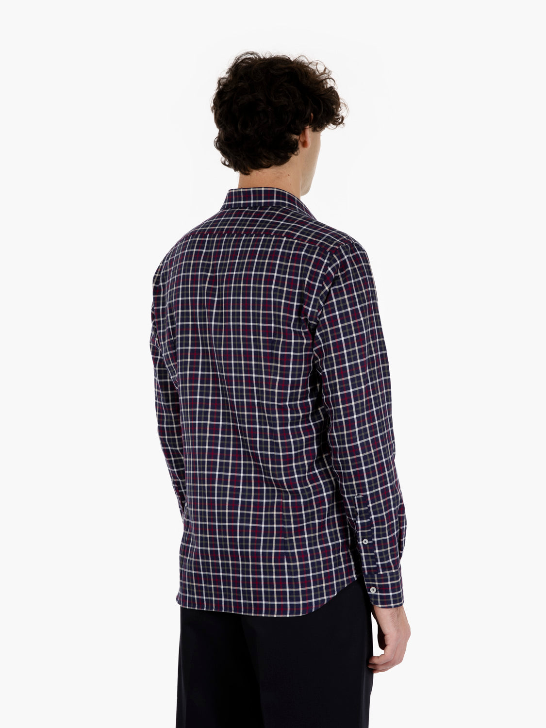 Red/Blue Plaid Flannel Shirt
