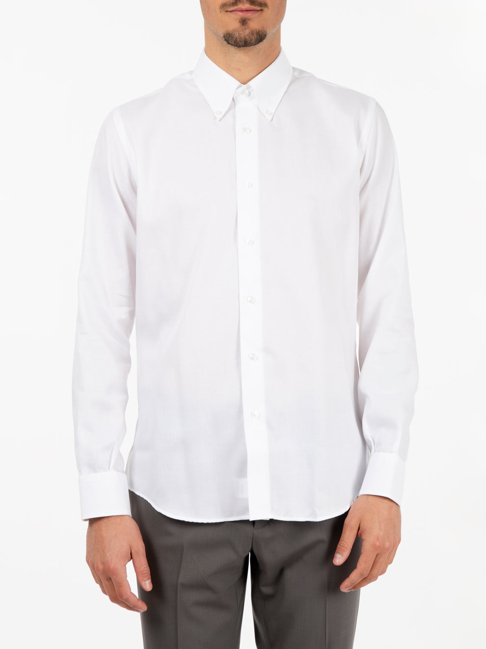 White button-down shirt