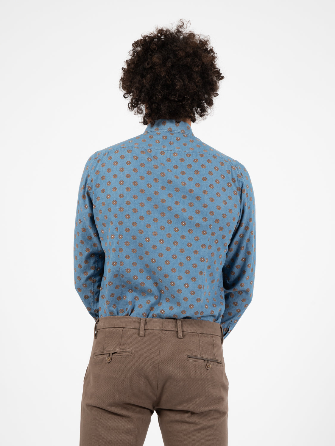 Camicia denim fantasia medio