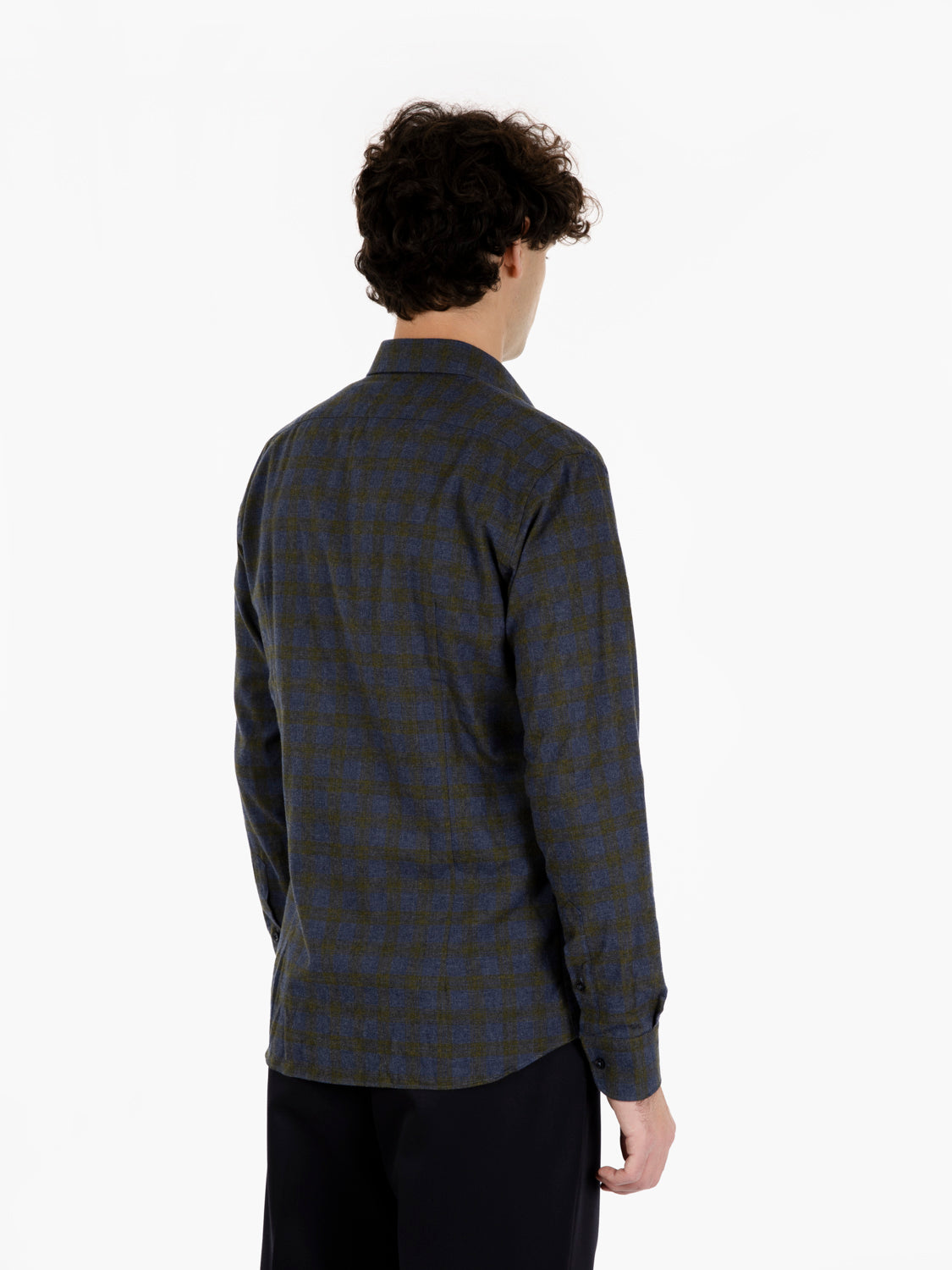 Green/Blue Flannel Shirt