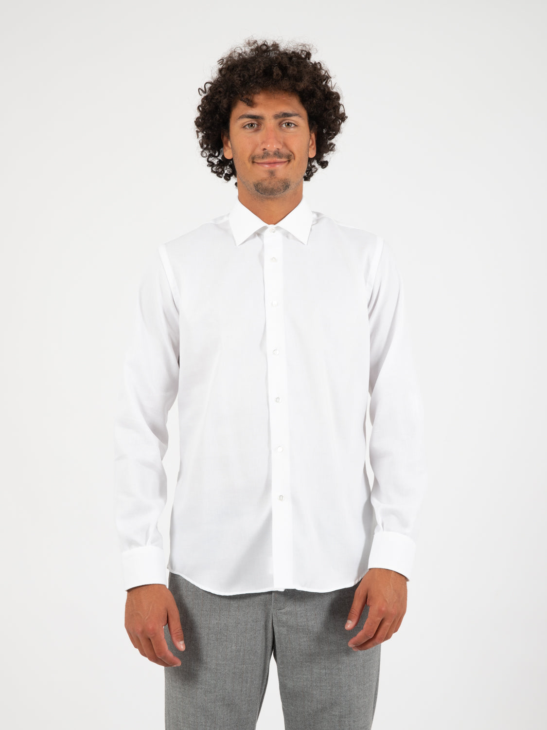 Camicia piquet bianco