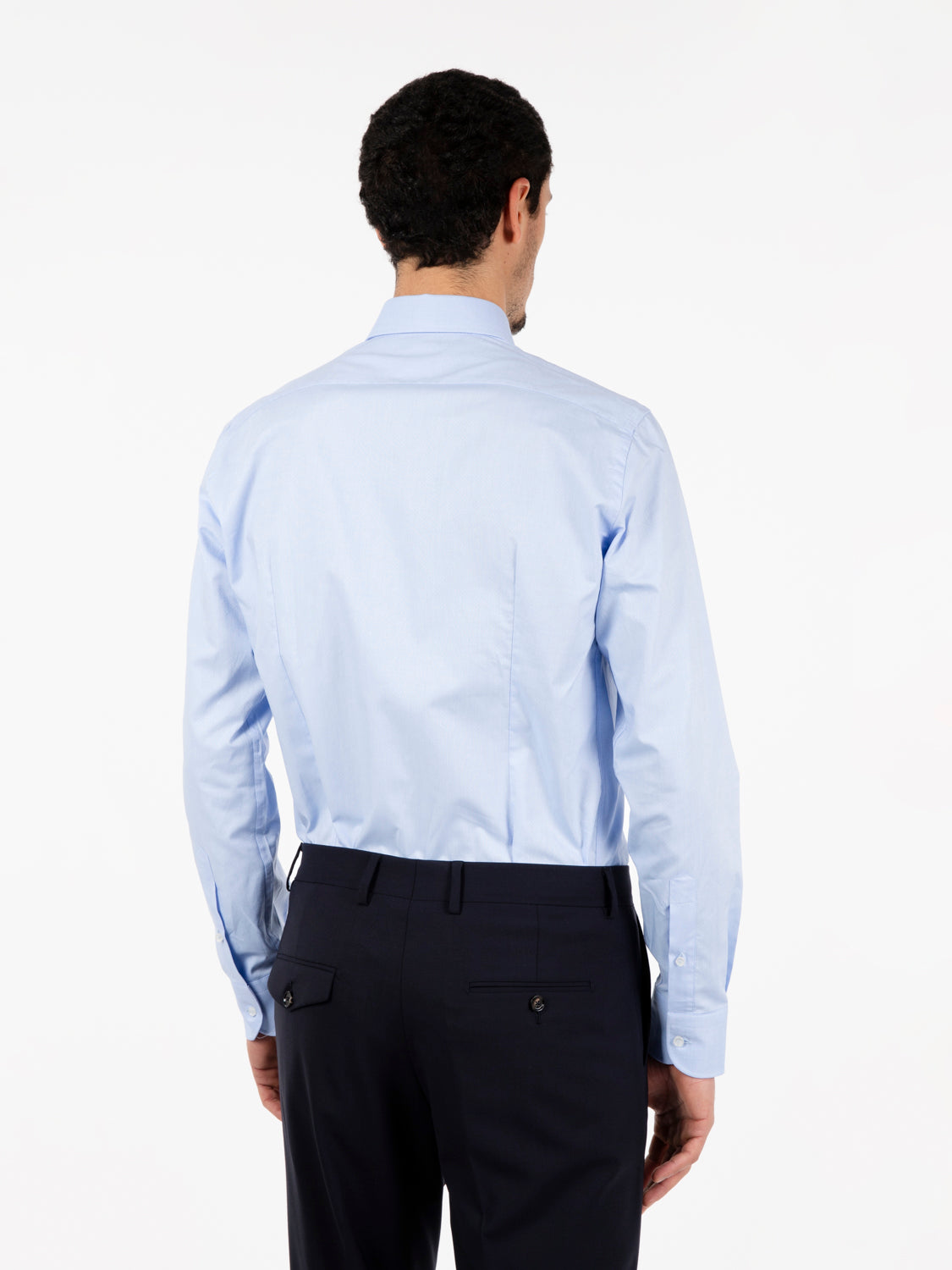Blue pinpoint shirt