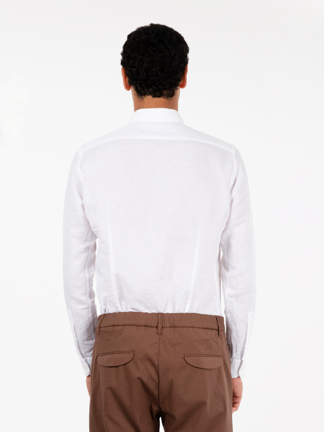 Camicia tinta unita bianca