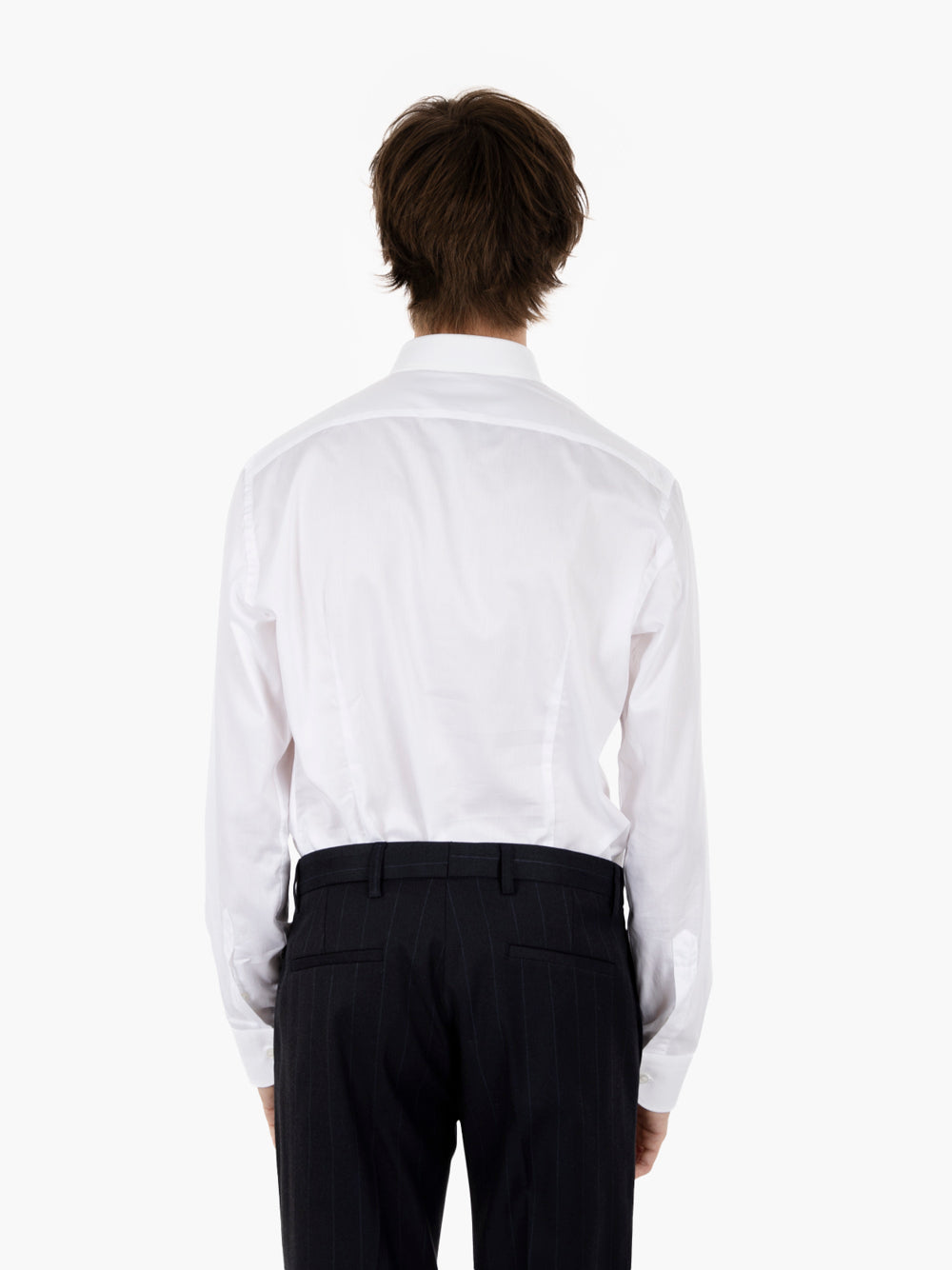 Camicia twill basic bianca