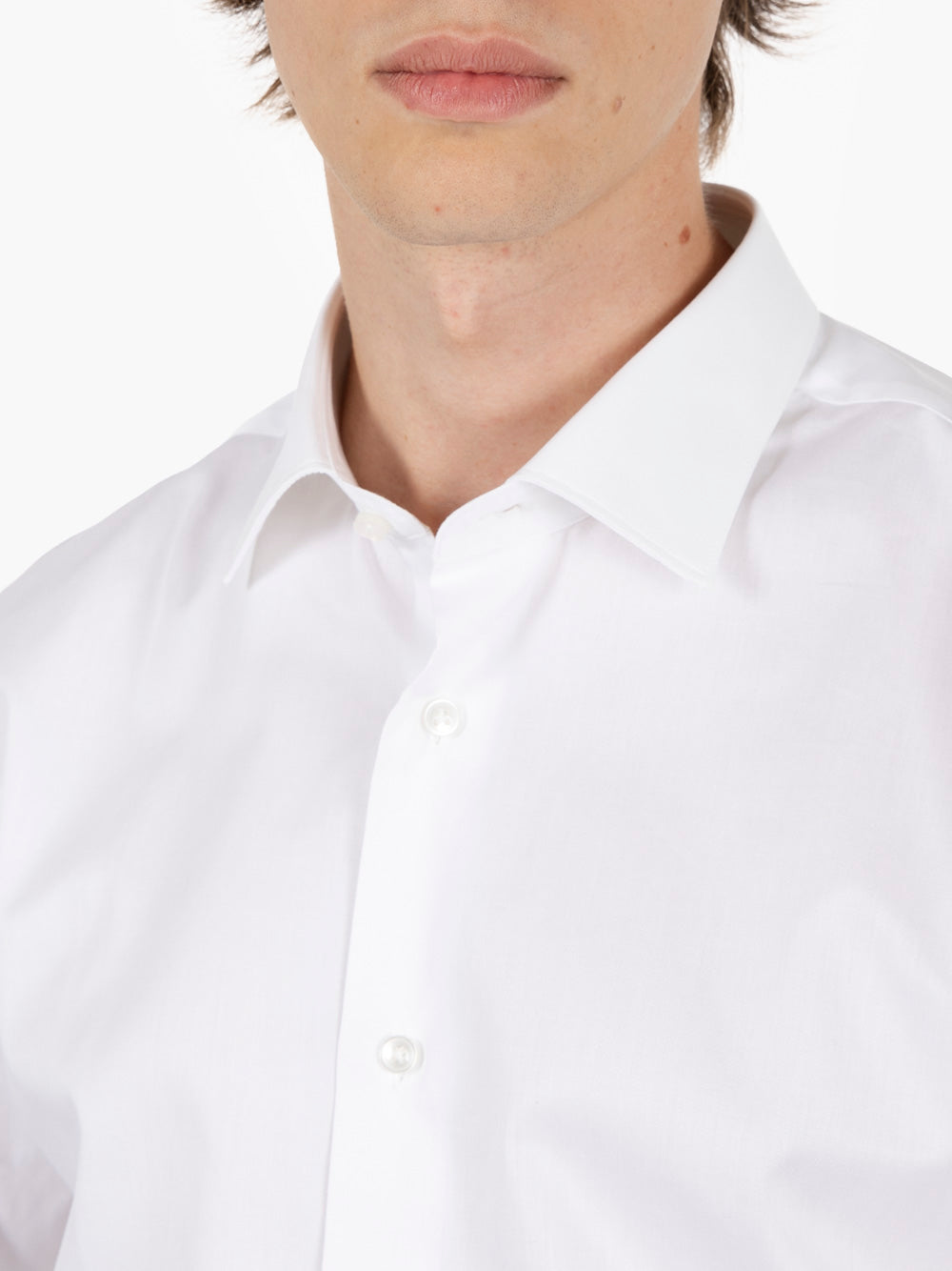 Camicia twill basic bianca